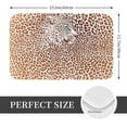 thumbnail image 2 of Pofeuu Leopard Brown Print Flannel Doormats Rug16"x24"Rug Washable Doormats Indoor Outdoor Rugs for Layered Front Door Mats, Porch, Kitchen, Entryway, 2 of 7