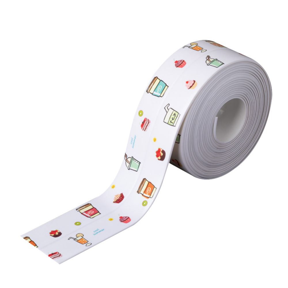 Bath & Kitchen Caulk Tape Sealant Strip,PVC Self Adhesive Tub and Wall Sealing Tape Caulk Sealer