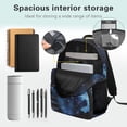 thumbnail image 7 of HUIACONG 4pcs Galaxy Blue Axolotl Backpack for Kids Boys Girls, Complete School Bag Set with Lunch Box, Pencil Case and Water Bottle Sleeve, Lightweight Satchel for Preschool and Primary Students, 7 of 7