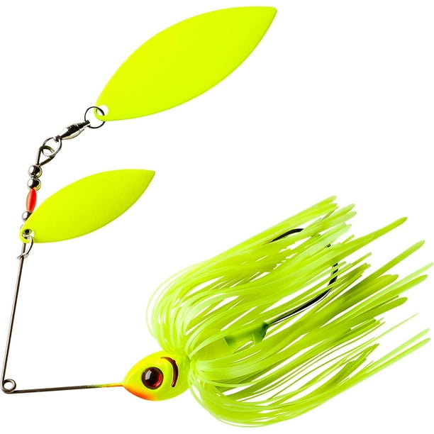 Booyah Pikee Spinner-Bait Fishing Lure for Pike and Mu, 1/2 Ounce