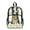 Dinosaur Astronaut Planet Pattern, variant on SEANATIVE Clear Backpacks for Stadium Events PVC Transparent Bookbag See Through Daypack Elementary Middle School Bag for Boys Girls Teens Children, Cartoon Lion Book Equation Print Hippie Flower