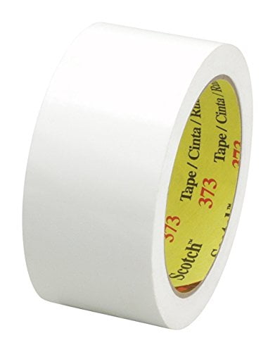 Scotch Carton Tape, White, 72mm x 50m, PK24 373