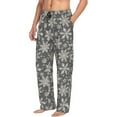 thumbnail image 6 of Sikiie Sparkling Snowflakes Pajama Pants Men, PJ Bottoms, Sleep & Lounge Pants-Small, 6 of 6