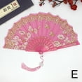 thumbnail image 5 of Chinese Style Plastic and Cloth Folding Fan for Dance Performances, Decoration and Gifts, 5 of 9