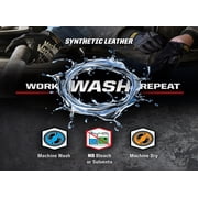 Mechanix Wear The Original® Glove – (Black) Synthetic Leather Touchscreen Capable, Large