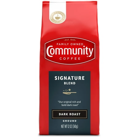 Community® Coffee Signature Blend Premium Ground, Dark Roast, 12 Oz Bag