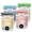 Type B, variant on 4-Pack Pint Ice Cream Containers for Ninja Swirl NC700 Series, Replacement Cups with Lids and Nozzles for NC700 / NC701, BPA-Free Soft Serve Makers, 16oz Capacity