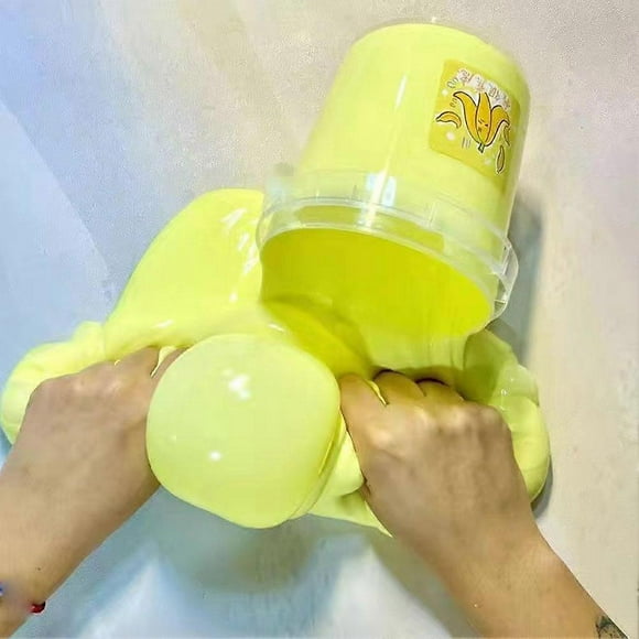 Cujmh 1 Bucket of Slime, Fake Water Stress Relief Toy for Kids, Non-Sticky & Stretchable