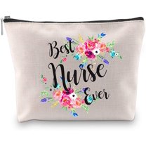 Novelty Nurse Gift Best Nurse Ever Funny Nurse’s Day Cosmetic Bag Gift
