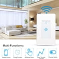 thumbnail image 4 of Hi,Fancy DS-123-1 Interrupteur Mural Wifi Intelligent Sans Fil 1 Gang 1800W Télécommande Interrupteur Intelligent Norme US pour Application Smart LIFE, 4 of 7