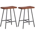 thumbnail image 1 of Giantex 24 Inch Height Industrial Saddle Stool, Backless Counter Bar Stool, (1), 1 of 7