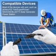 thumbnail image 2 of Geosiry 30FT 10AWG Solar Panel Extension Cable, Solar Extension Cable with Female and Male Connector, Solar Cable for Solar Panels, Charge Controller, 2 of 8