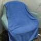 thumbnail image 4 of Toalla de baño de terciopelo grueso | Tamaño ampliado: 140 x 70 cm | Toalla de poliéster suave y absorbente para baño, natación y viajes | Azul, rosa, naranja y amarillo, 4 of 6