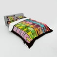thumbnail image 3 of Ambesonne Colorful Bedding Set 3 Pcs, European Apartments, Twin, Multicolor, 3 of 3