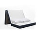 thumbnail image 1 of Colchón Plegable Matrimonial DR JOOHN | 3 Secciones | Incluye 2 Almohadas Nube de Espuma Viscoelástica (Memory Foam) Triturada | Portátil | Funda Removible | 190 x 135 x 10 cm, 1 of 6