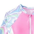 thumbnail image 6 of GXWEA Toddler Long Sleeve Swimsuit Girl Girls' Swimwear Toddler Girls Long Sleeve Swimsuits Girl Swimwear Little Girls Swimsuits 2 Pieces Toddler Rash Guard Swimsuit Print Pink 8-9 Years, 6 of 6