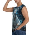 thumbnail image 2 of Disketp Forest Meditating Goat Sleeveless Tshirts for Men, Muscle Shirts for Men Dry Fit Tank Top-Medium, 2 of 5