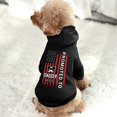 Bybiment Dog Hoodie Soft Cat Clothes, Design Father Day Promoted Daddy