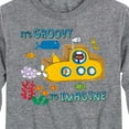 thumbnail image 3 of Pete The Cat - Its Groovy To Imagine - Toddler And Youth Long Sleeve Graphic T-Shirt, 3 of 6