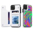 thumbnail image 3 of Neon Leather Wallet Case for iPhone 16 15 14 13 12 11 Pro Max Wallet Case Card Holder Flip, 3 of 8