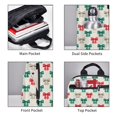 thumbnail image 3 of Disketp Retro bows Mochila Ligera e Impermeable, Mochila de Día Resistente para Viajes, Senderismo y Uso Diario para Hombre y Mujer, 3 of 7