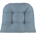 thumbnail image 2 of Klear Vu Saturn Non Slip Seat Cushion, Button Tufted Sitting Pillow with Durable Fabric Cover, Ideal for Dining, Office or Rocking Chair, 18" x 20" x 3", Set of 2, Wedge Blue, 2 of 5