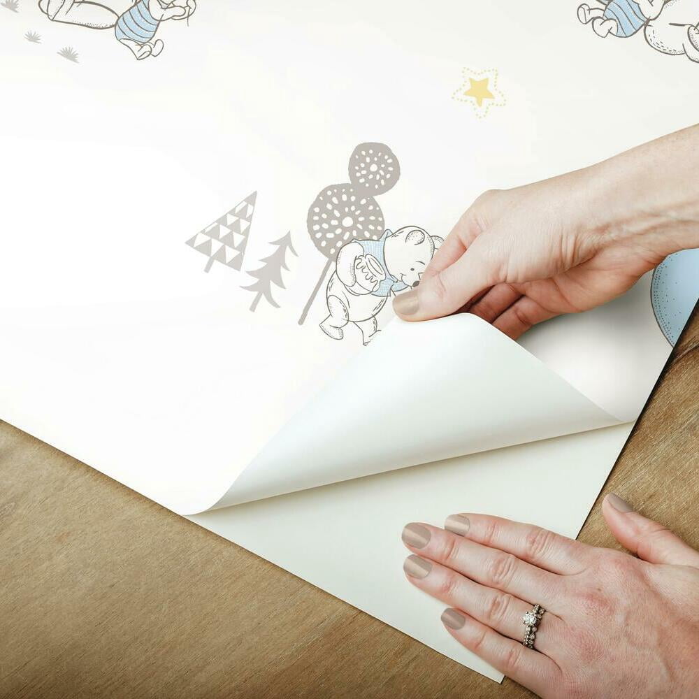 Disney Winnie the Pooh Playmates Peel and Stick Wallpaper