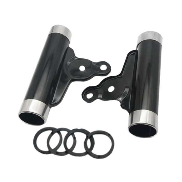 El soporte del faro de la motocicleta reemplaza el componente del soporte del faro. Negro 46 mm