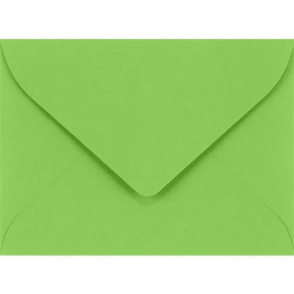 LUXPaper #17 Mini Envelopes, 80 lb. Limelight Green, 2 11/16 x 3 11/16 , 50 Pack