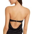 thumbnail image 3 of Bar III BLACK Draped Front Strapless Tankini Swim Top, US X-Small, 3 of 3