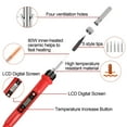 YTBW 80W Digital Electric Soldering Iron Kit Tempe Adjustable Welding