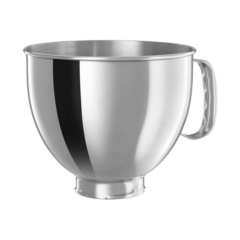 8-Quart Stainless Steel Bowl + Stand Mixer Stainless Steel Accessory Pack, KitchenAid