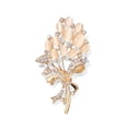 thumbnail image 6 of Fashion Opal Stone Flower Bouquet Brooch Pin Birthday Gift Brooches For Women Rhinestone Brooch Pin Accessories, 6 of 7