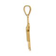 thumbnail image 5 of Auriga 14K Yellow Gold Solid Satin Charm for Women (L - 25mm, W - 15mm), 5 of 6