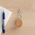 thumbnail image 4 of IDEANATEGRATE Easter Egg Keychain 2Pcs Egg Shaped PVC for Festive Decorations and Personality Showcase, 4 of 8