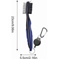 thumbnail image 4 of Golf Brush and Groove Cleaner with Retractable Pull Strap Blue, 4 of 5