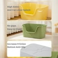thumbnail image 7 of Extra Large Litter Box with High Sides 25.27" Lx17.83 Wx13.11 H,Anti-Splashing,Tool-Free Assembly,Multi Kitty Cat Litter Box,Jumbo (Grey), 7 of 7