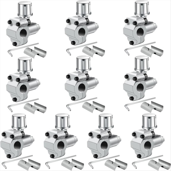 10Pack BPV-31 Piercing Valve Line Tap Kits Adjustable for Air Conditioners HVAC 1/4 Inch,5/16 Inch,3/8 Inch Tubing