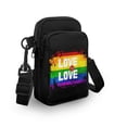 thumbnail image 3 of HELLHERO Shoulder Strap Cross Body Purse, Polyester Adjustable Shoulder Strap Crossbody Bag for Women, Love Theme Design, 3 of 7