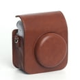 thumbnail image 6 of erfcxs Stylish Brown PU Leather Single Piece Camera Bag Protective Case Storage Pouch For Instax Mini 12, 6 of 9