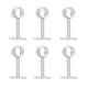 thumbnail image 5 of Soporte Para Barra De Armario, 6 Piezas, Soporte Para Barra De Cortina Para Cocina, Soportes Para Barra Colgante Para , Barra De Cortina De Ducha Para Ropa Y Barras Para, 5 of 7