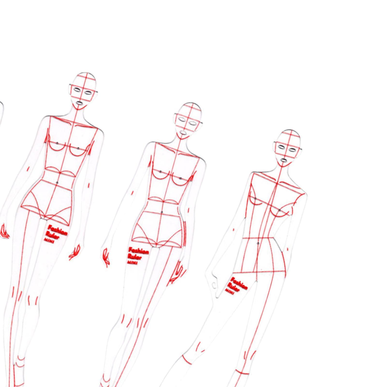 Fashion Drawing Templates: Female Figure Poses for Fashion Designers,  Croquis Sketches for Illustration | Buy Online in South Africa |  takealot.com