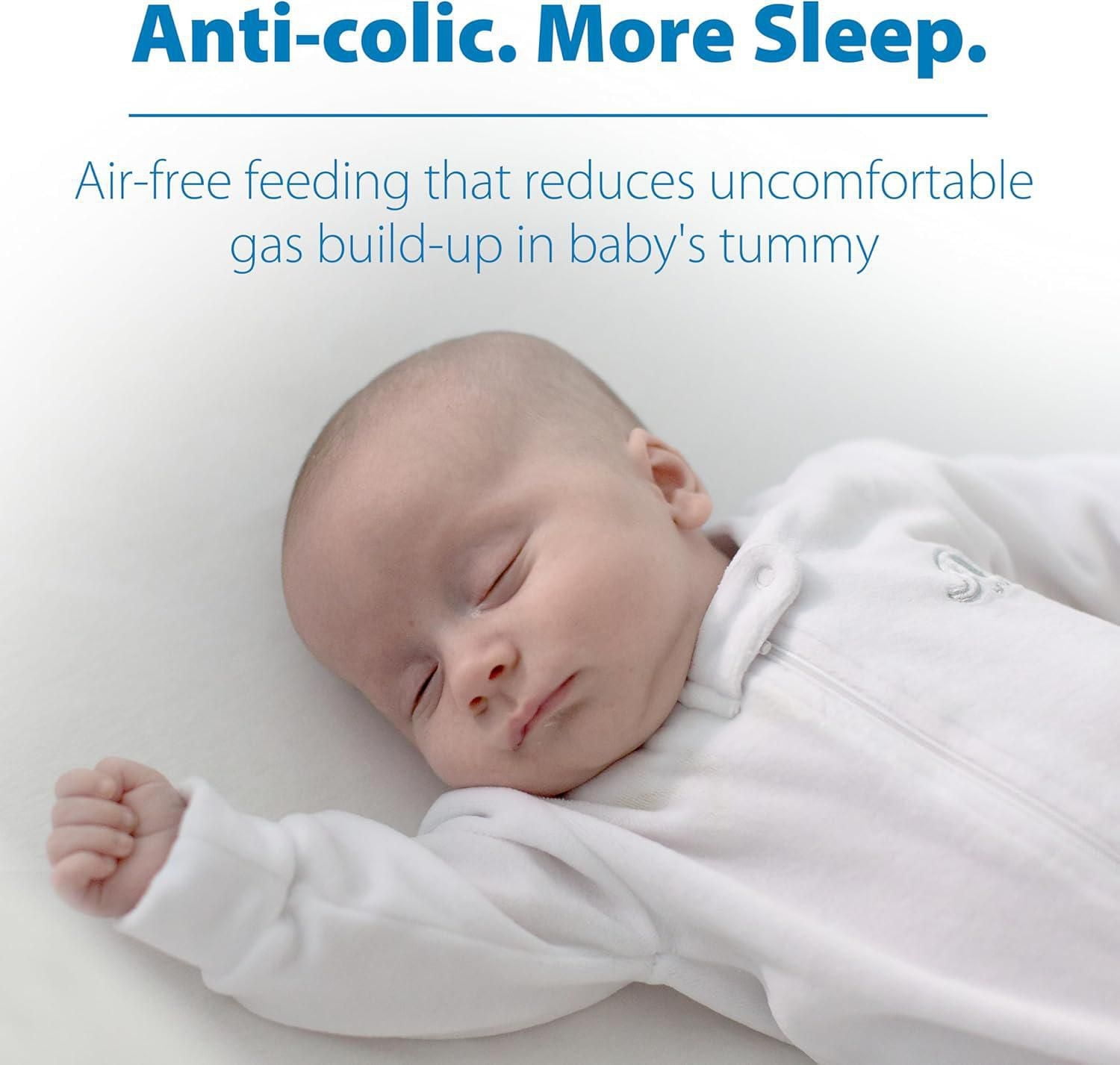 Biberons de Dr. Brown's Natural Flow Anti-coliques pour les Bébés Prématurés, 2oz/60mL, 2 paquets 2 paquets