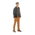 thumbnail image 1 of TISHITA 1:64 Figure Model Hand Painted Figure Man Model Park Buliding Decor DIY Gray, 1 of 8