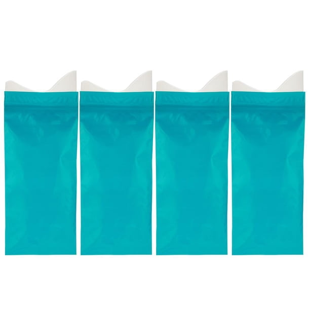 4 bolsas para orinar de emergencia al aire libre, 700 ml, bolsas para orinar fáciles de llevar, mini inodoro (azul)