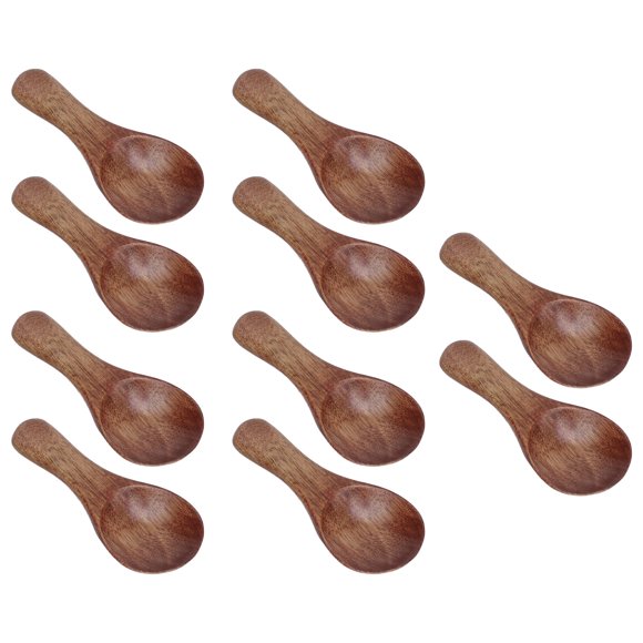 Cucharadita De Miel De Madera, Schima Superba Pequeñas Cucharas De Madera Compactas No Tóxicas Para Café Para Té