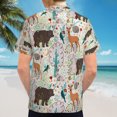 thumbnail image 6 of High Quality Hawaiian Shirts for Men Short Sleeve Aloha Beach Shirt Floral Summer Casual Button Down Shirts Blouses NQZV49, 6 of 7