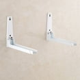 thumbnail image 2 of 1 Pair Microwave Oven Rack Wall Mounted Silver for Homeowners, 2 of 5