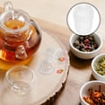 thumbnail image 2 of Shisuyan 20pcs Clear Tea Infuser Ball Steeper Basket Filter Plastic Infuser Replacement Loose Tea Mesh Strainer Insert For Teapot Mug Cup Accessories, 2 of 9