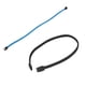 thumbnail image 2 of Cable de datos para disco duro SSD HDD SATA 3.0 III SATA3 de 7 pines y 6 Gb/s (2 unidades de 50 cm, versión premium, con funda de nailon) (azul y negro), 2 of 8